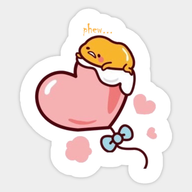 Gudetama Lazy Egg Love - Gudetama - Adesivo | TeePublic IT